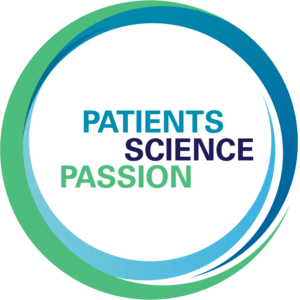 Patients, Science, and Passion Logo 